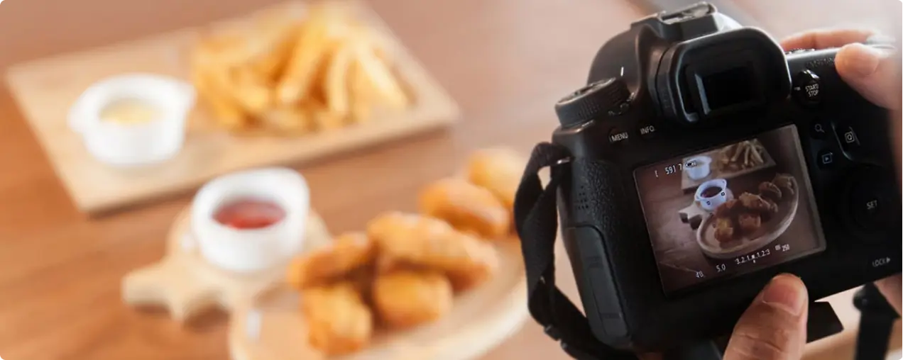 our process of food photography